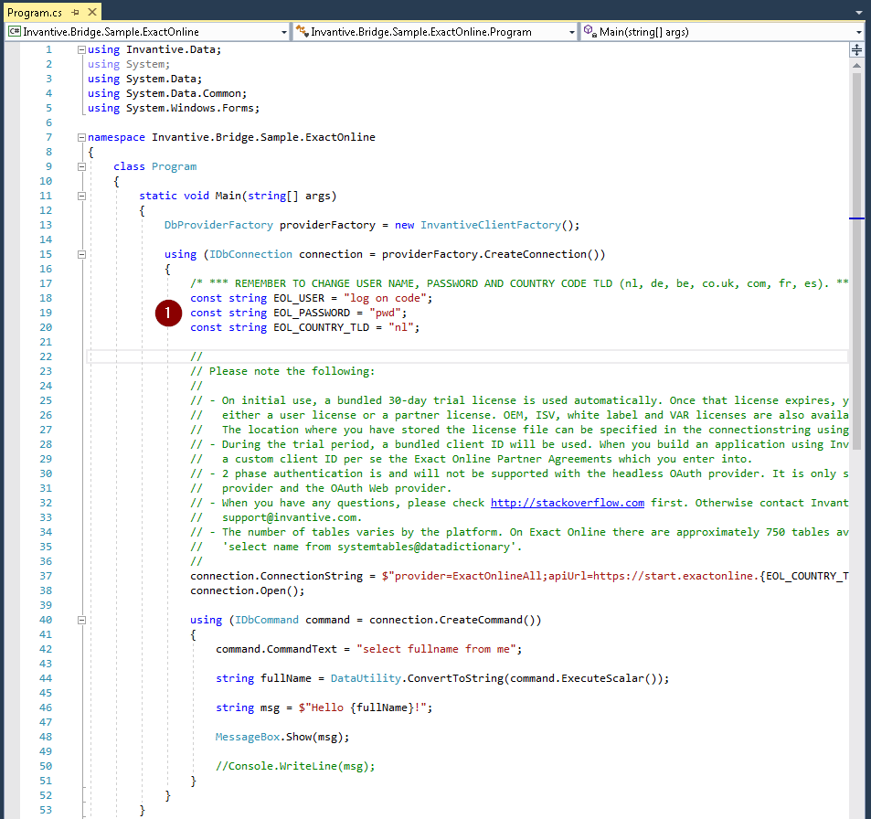 invantive-bridge-visual-studio-exact-online-solution