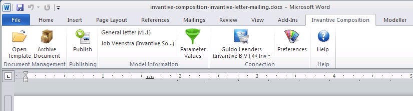 invantive-composition-ribbon-gebruiken-sjabloon