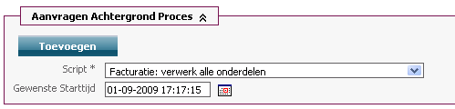 Request screen webfrontend Invoicing: process all parts