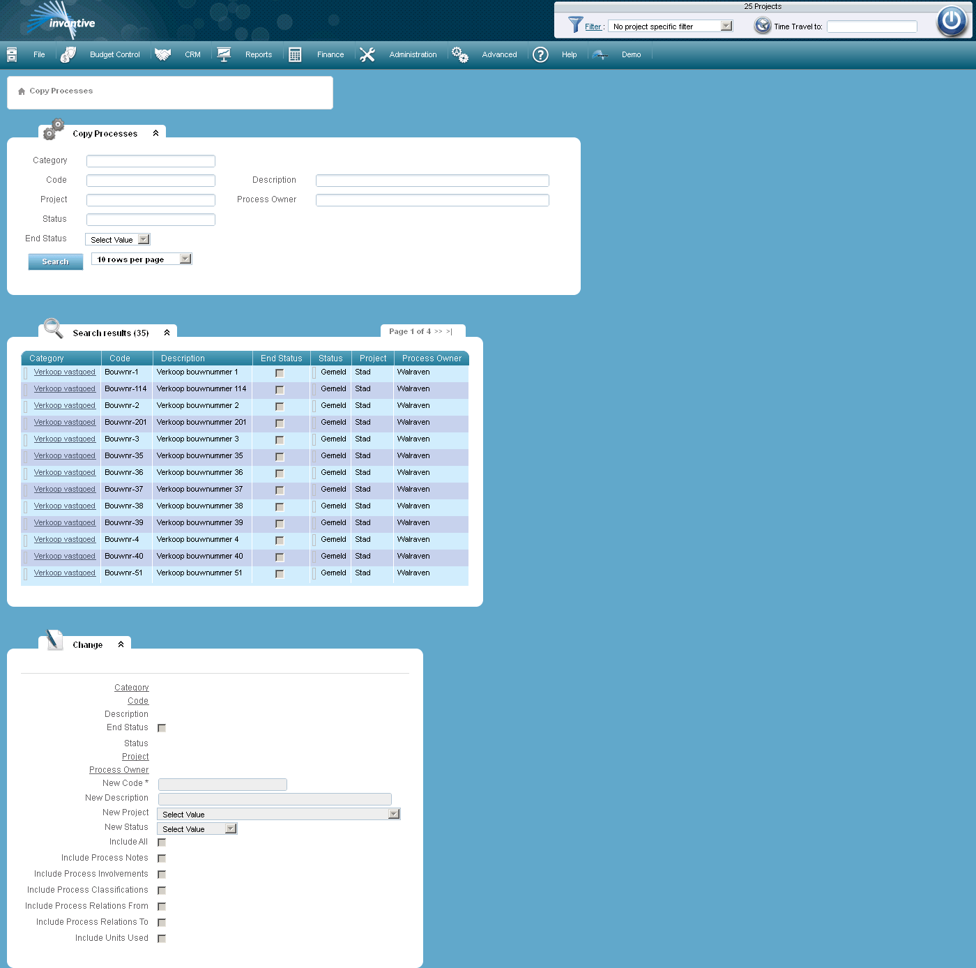 Copy Task Screen Copy Task Screen