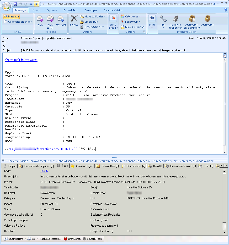 Example Workflow in Outlook Add-in Example Workflow in Outlook Add-in