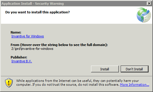 invantive-for-windows-install-window