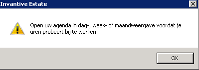 Outlook Add-in Message Calendar need to be open when synchronizing hours. Outlook Add-in Message Calendar need to be open when synchronizing hours.