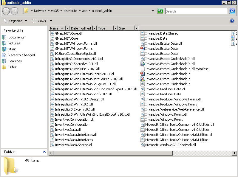 Screen Outlook Add-in Settings: Choose Location Screen Outlook Add-in Settings: Choose Location