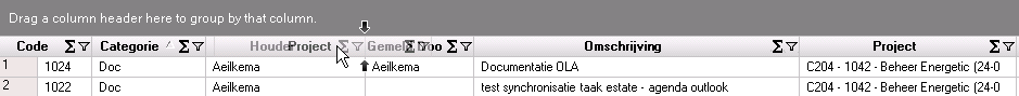 Outlook Add-in Moving of Columns Outlook Add-in Moving of Columns