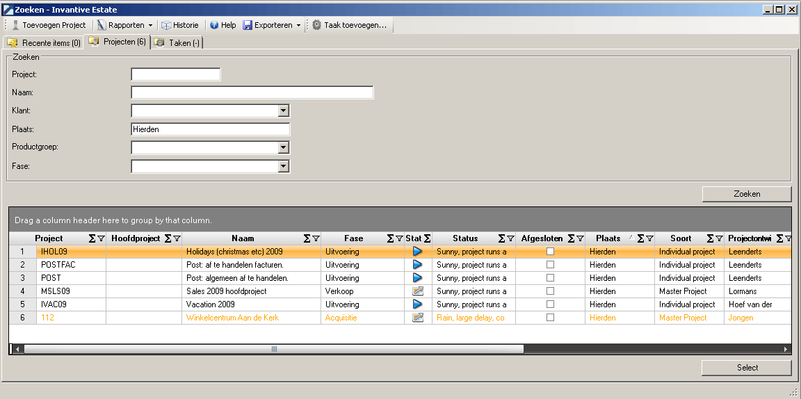 Scherm Outlook Add-in Search Results Scherm Outlook Add-in Search Results